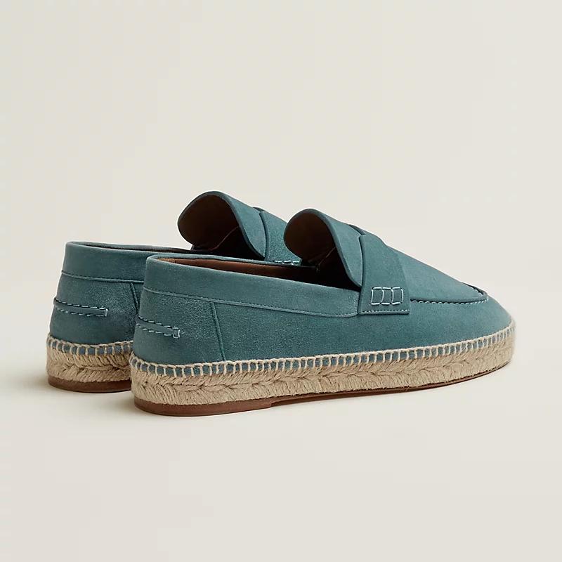 Giày Hermes Trip Espadrille Nữ Xanh Dương Đậm